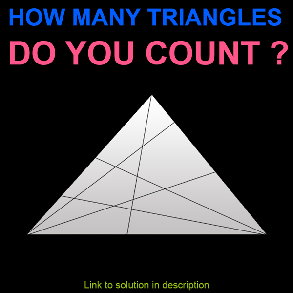 How many Triangles do you see?